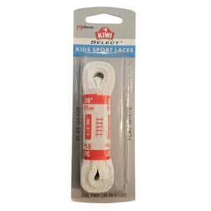 Kiwi Select White Kids Sport Laces NEW